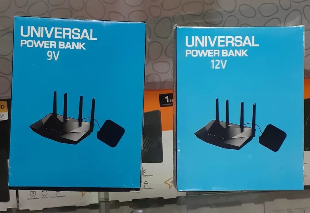 Universal Power Bank 9V 12V Wi-Fi Router Backup