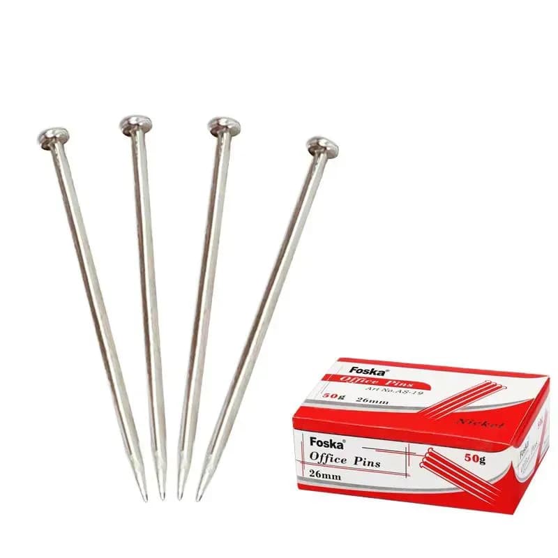 Metal common pins box docoment office & ladise cloth stiching use for tailoring use in high quality