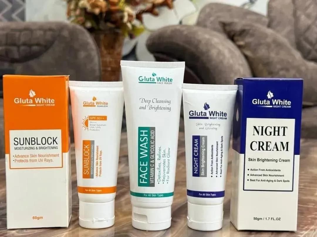Gluca White 3 in 1 Skincare Bundle 50ml