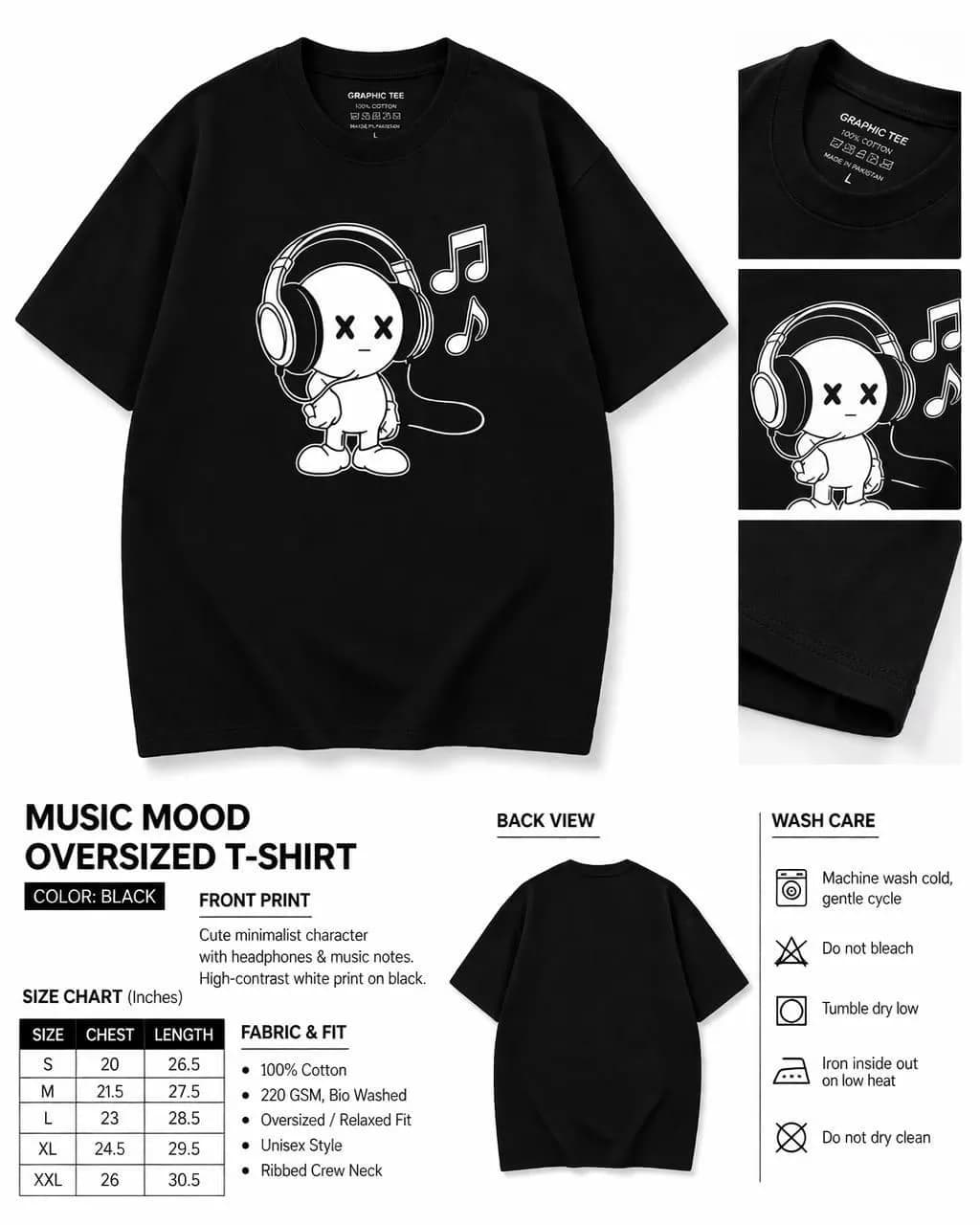 Men's Stylish Logo Printed T-Shirt  ( Breathable & Comfortable )