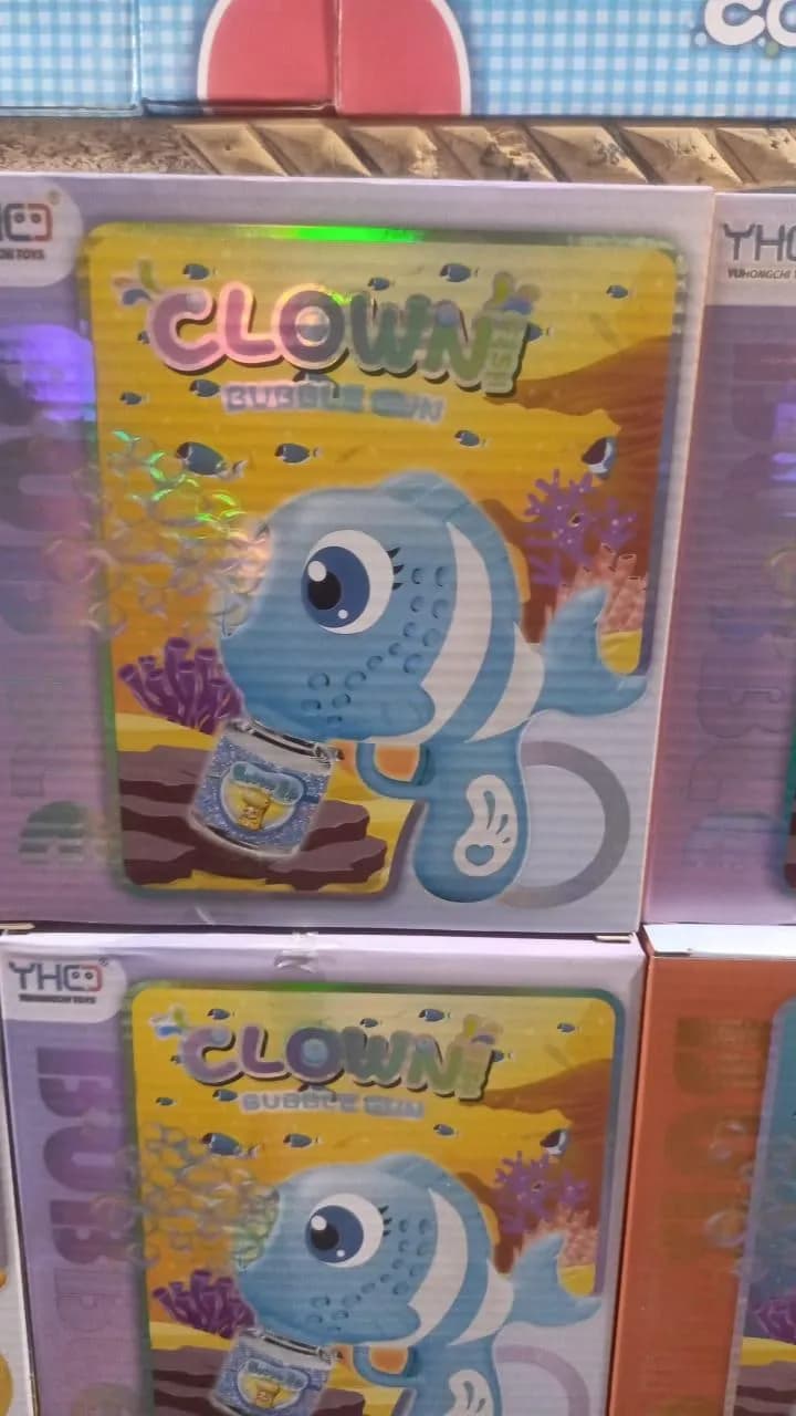 Fish Bubble Gun for Kids 1-12 Ages Automatic Bubble Blower