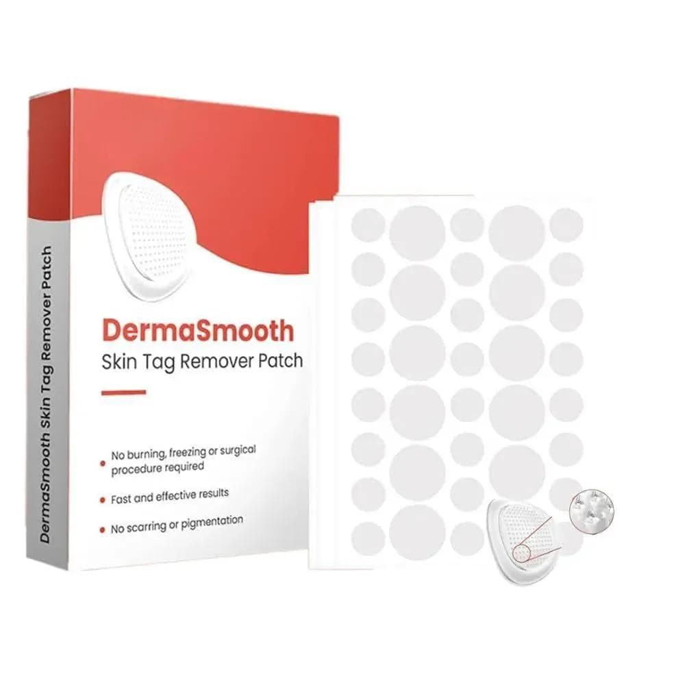 DermaSmooth Skin Tag Remover Patch 72 Pcs White ABS