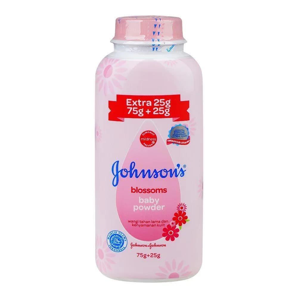 Johnson's Blossoms Baby Powder 75g+25g Pink Floral