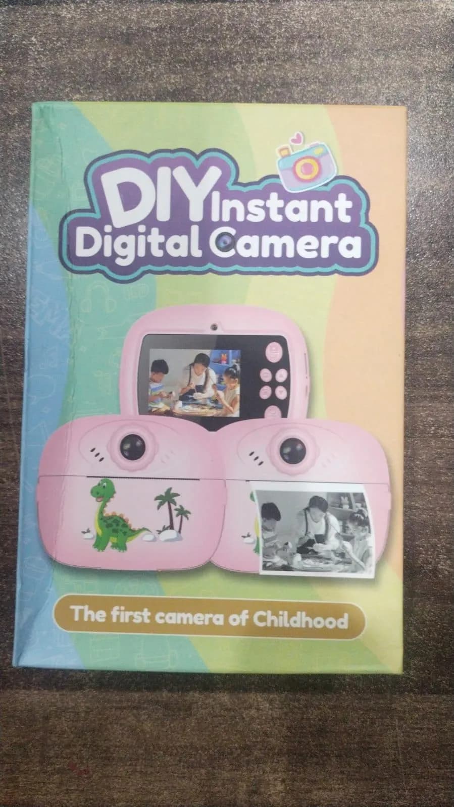 DIY Instant Digital Camera for Kids BPA-Free ABS Plastic
