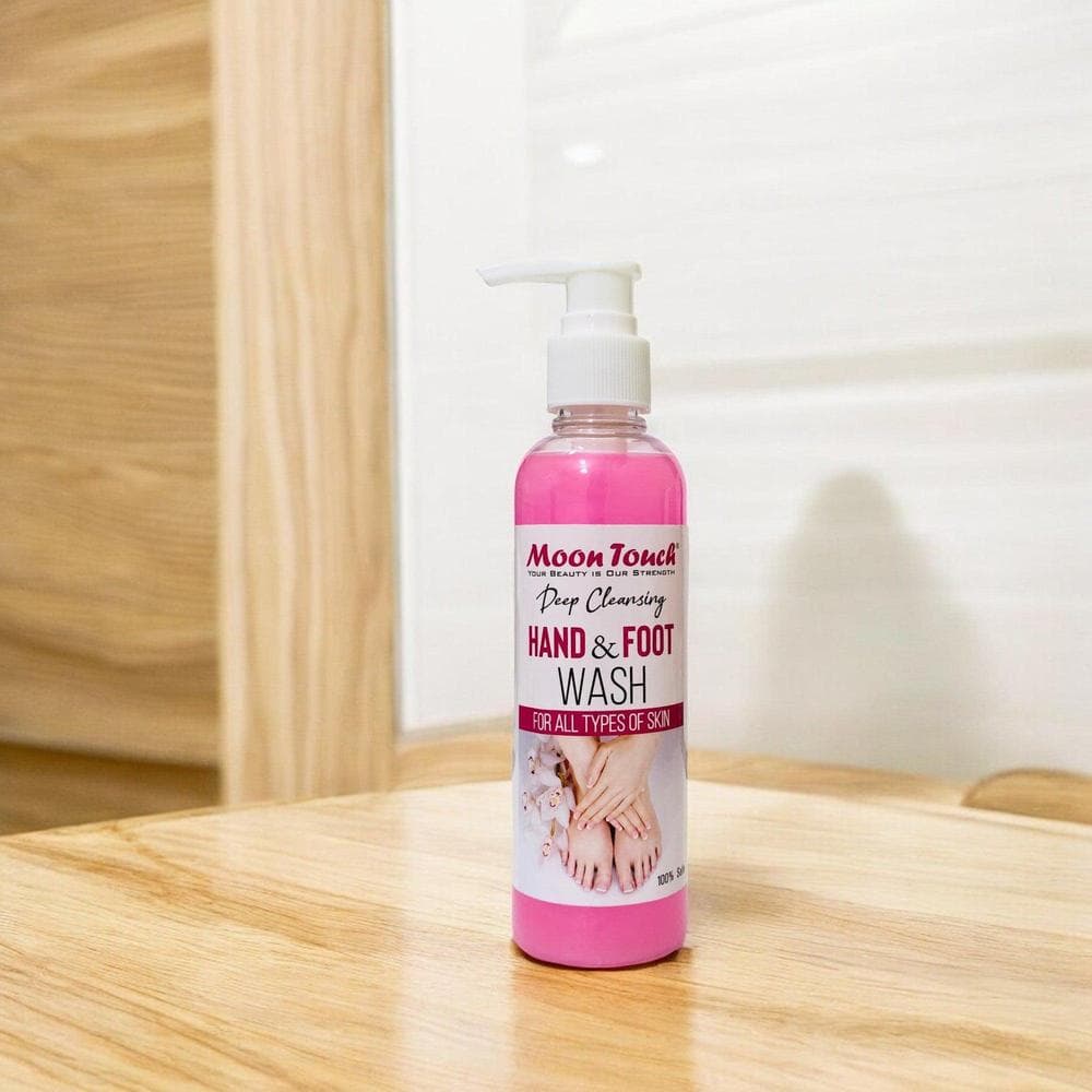 Moon Touch Deep Cleansing Hand & Foot Wash Pink Bottle