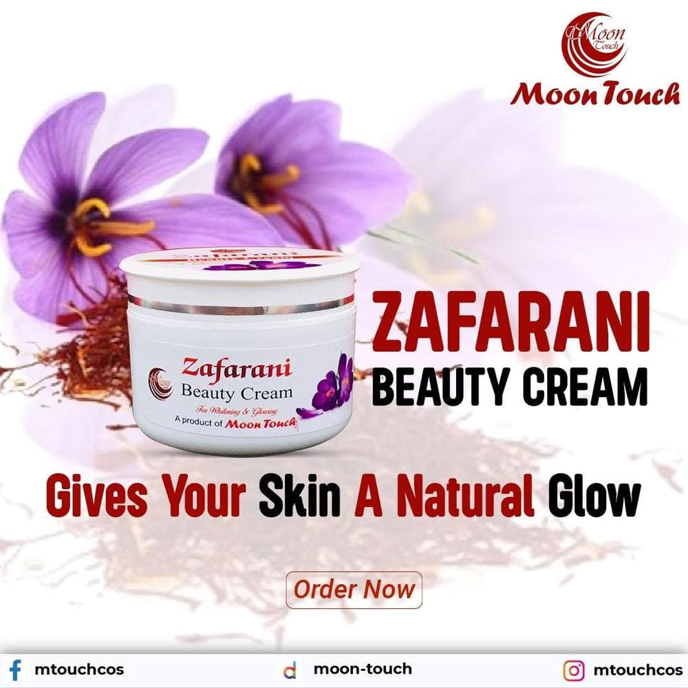 Moon Touch Zafarani Beauty Cream 5ml Hyaluronic Acid Serum