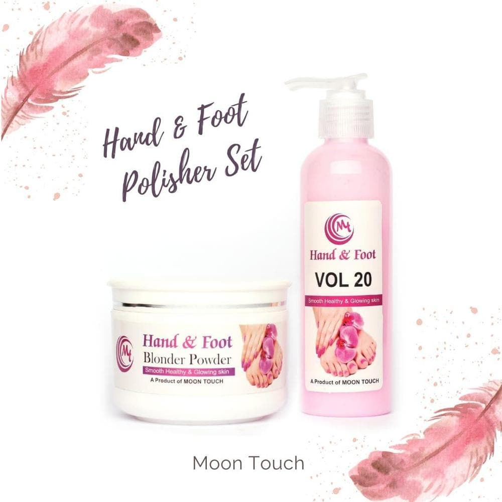 Moon Touch Hand Foot Polish Set Pink Powder