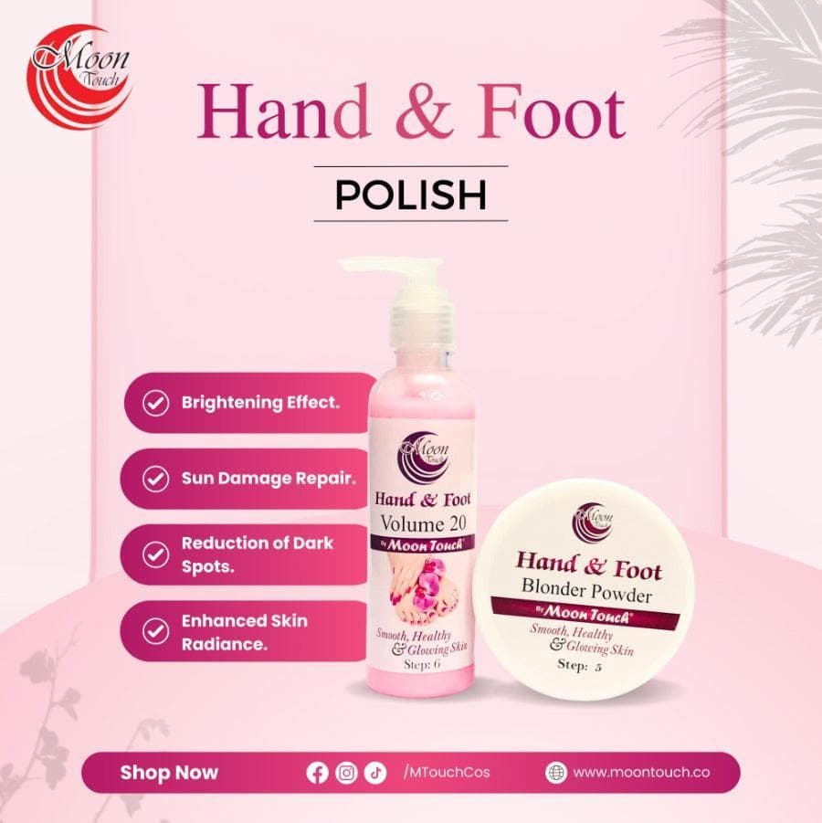 Moon Touch Hand Foot Polish Set Pink Powder