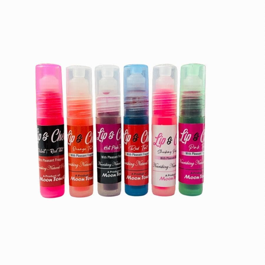 Moon Touch Lip & Cheek Tint 6 Shades Portable Travel Friendly