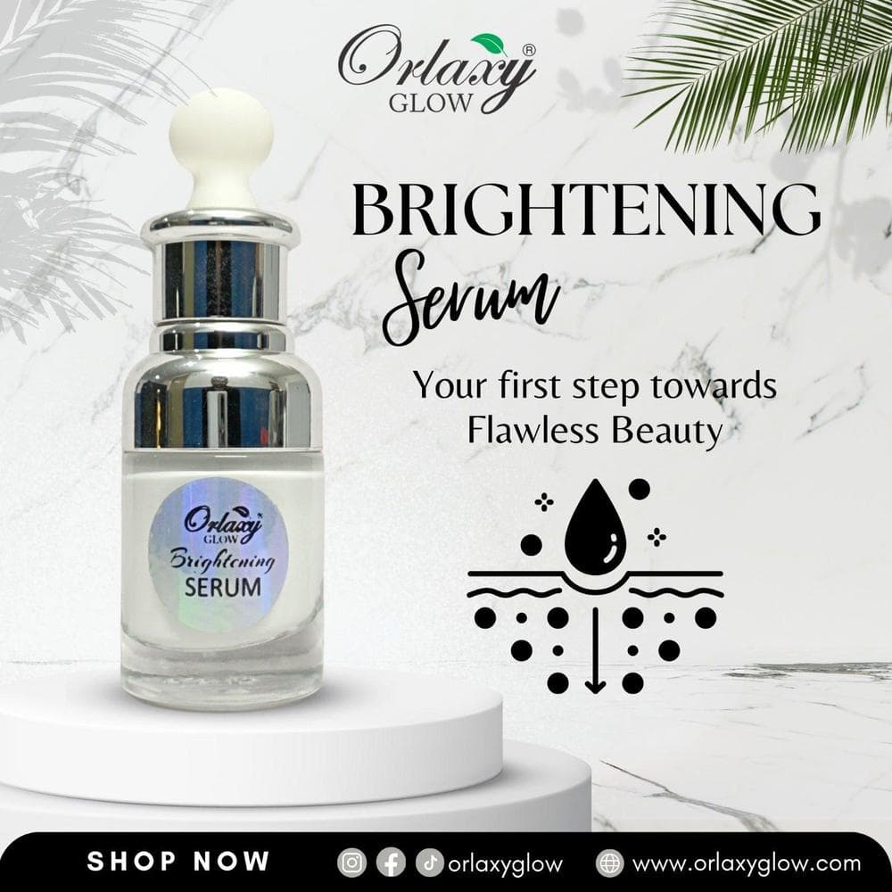 Brightening Serum for Pakistani Skin, Glass Bottle, Daily Use