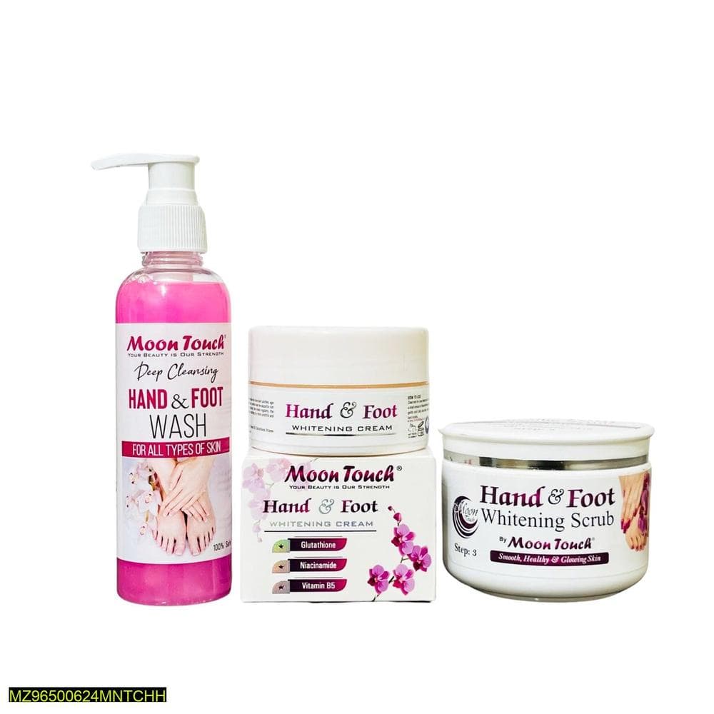 Hand & Foot Care Set 3-Piece Glutathione Whitening