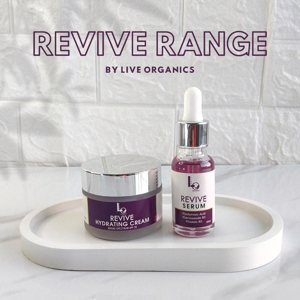 Live Organics Glow Serum & Cream Set for All Skin Types