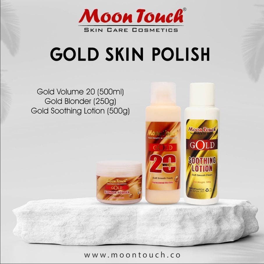 Gold Skin Polish & Lotion Set