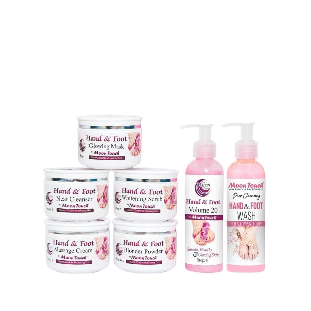 Moon Touch Mani Pedi Cure Kit 7-Piece Set for Smooth Skin