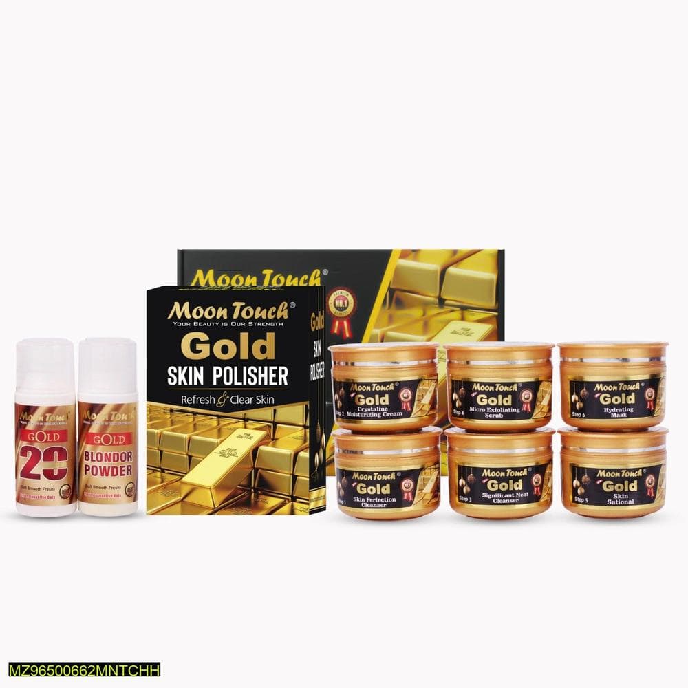 Moon Touch-Gold Facial Set for All Skin Types