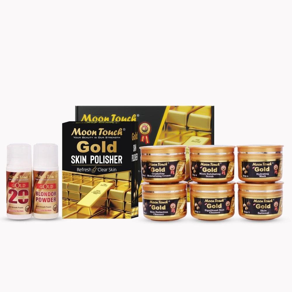 Moon Touch-Gold Facial Set for All Skin Types