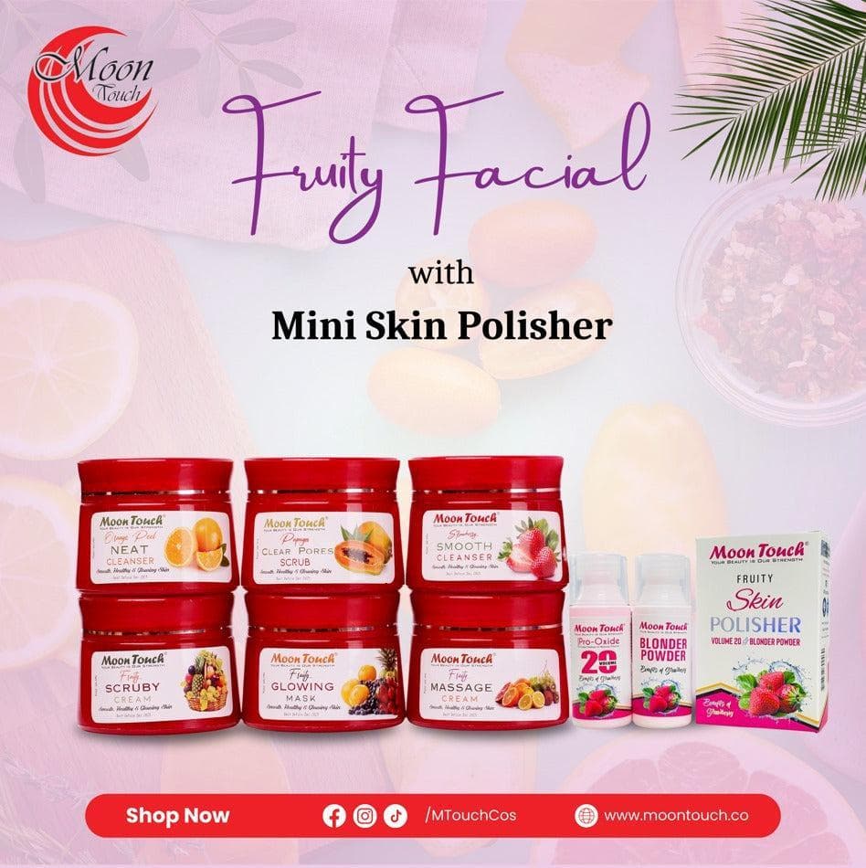 Moon Touch-Fruity Facial With Skin Polish Mini Set
