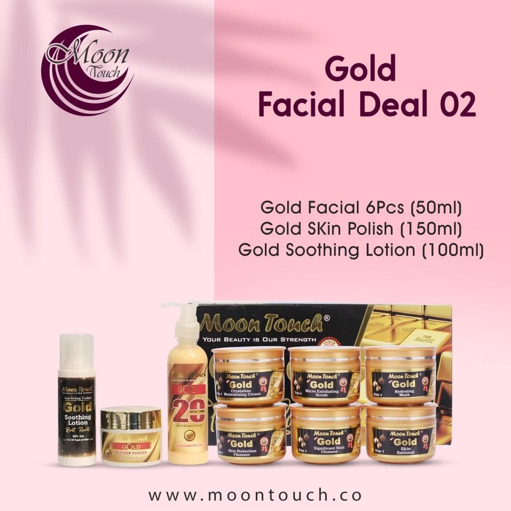 Gold Infused Facial Care Set for All Skin Types