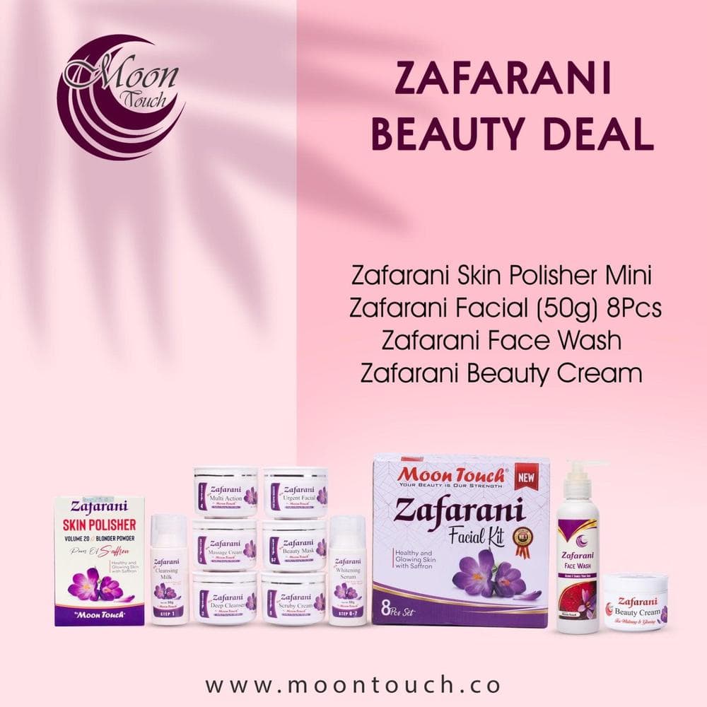 Zafarani Beauty Set 8-Piece Skin Care Routine for All Skin Types