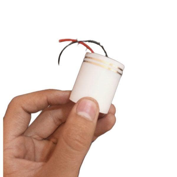 Premium Battery Capacitor for Motorcycles White ABS