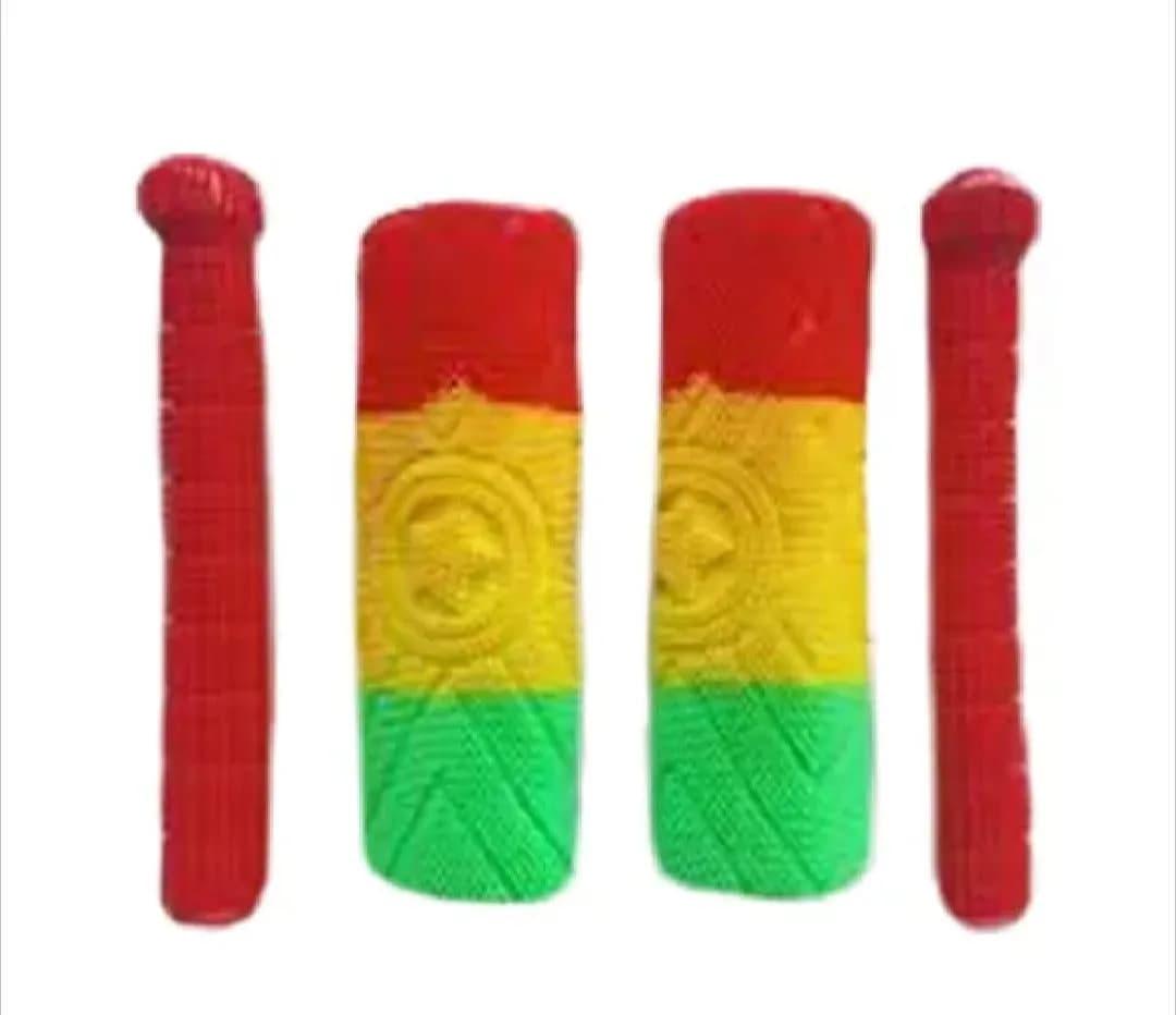 Multicolor Rubber Bike Handlebars 4 Pcs Pakistan