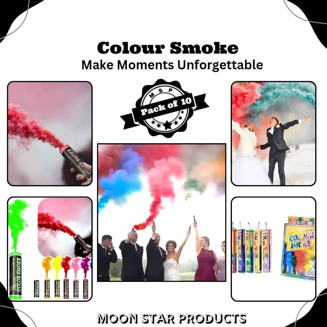 Multicolor Smoke Bombs for Weddings & Parties in Pakistan