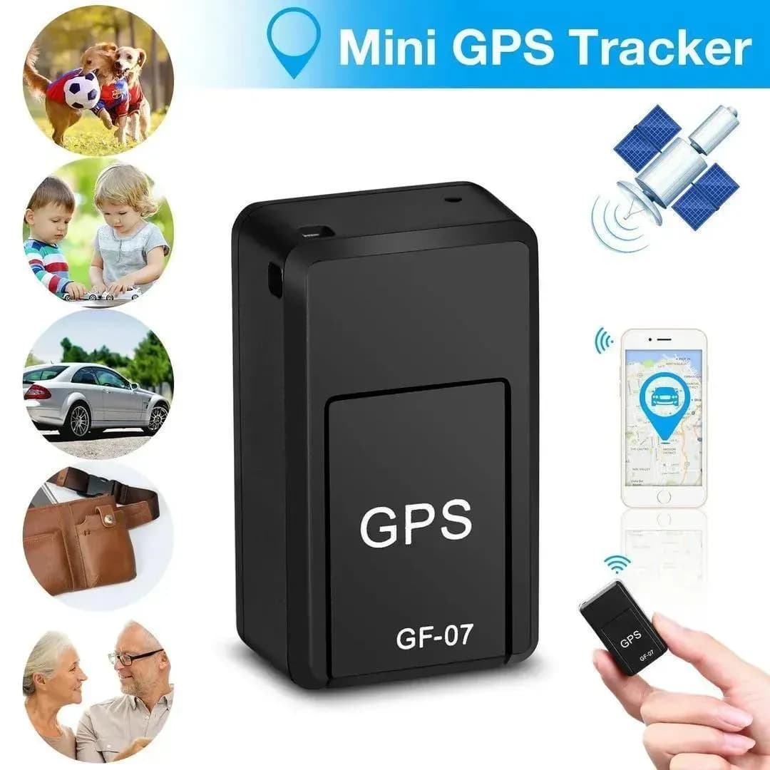 Compact GPS Tracker for Cars Black ABS Real Time Monitoring