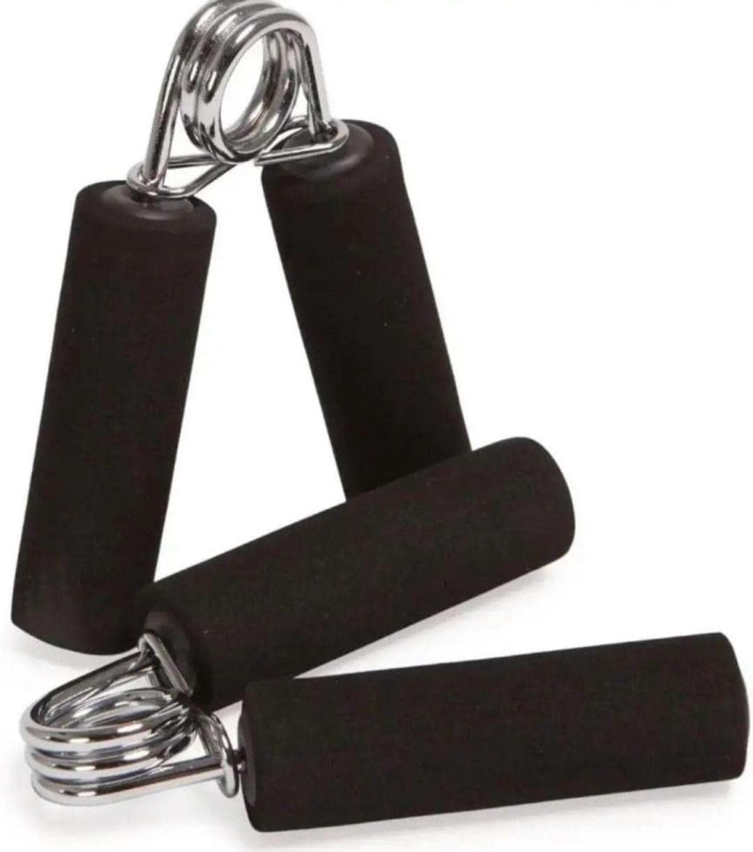 Hand Grip Strengthener Black Foam 2-Piece Set