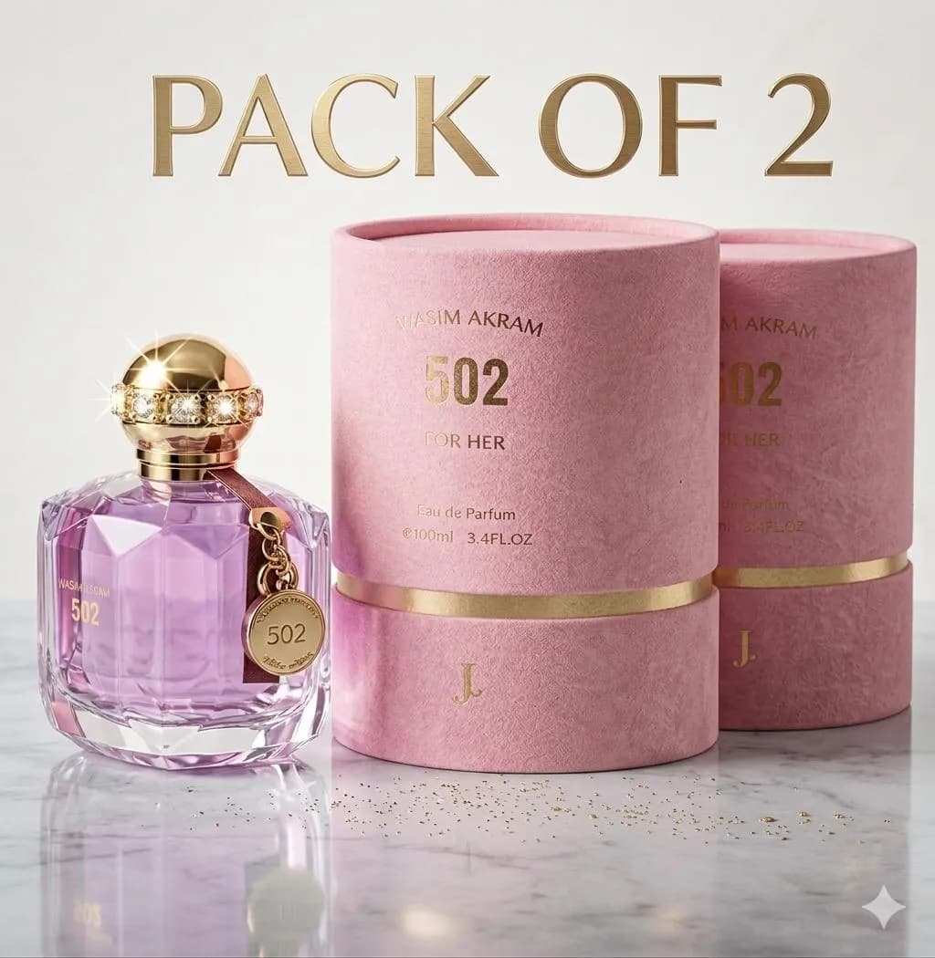 Unisex Floral Perfume Pack of 2 Pink