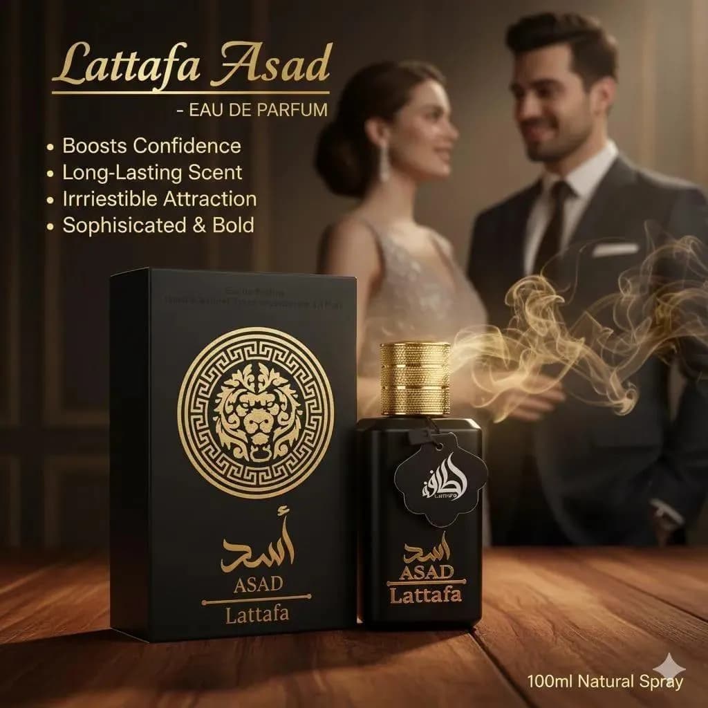 Latafa Asad Eau de Parfum Black 100ml Unisex