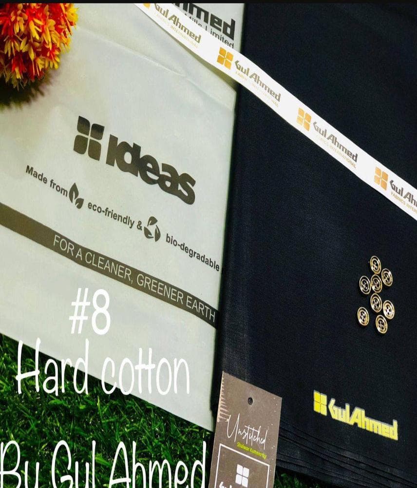 Hard Cotton Suit for Men with 8 Fancy Buttons