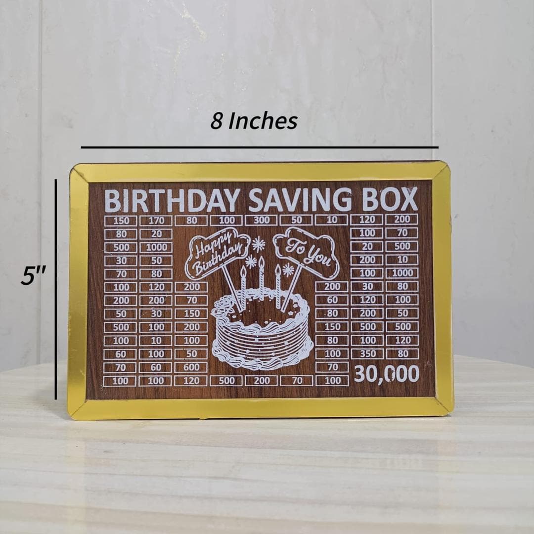 30,000 PKR Birthday Savings Box for Kids Adults