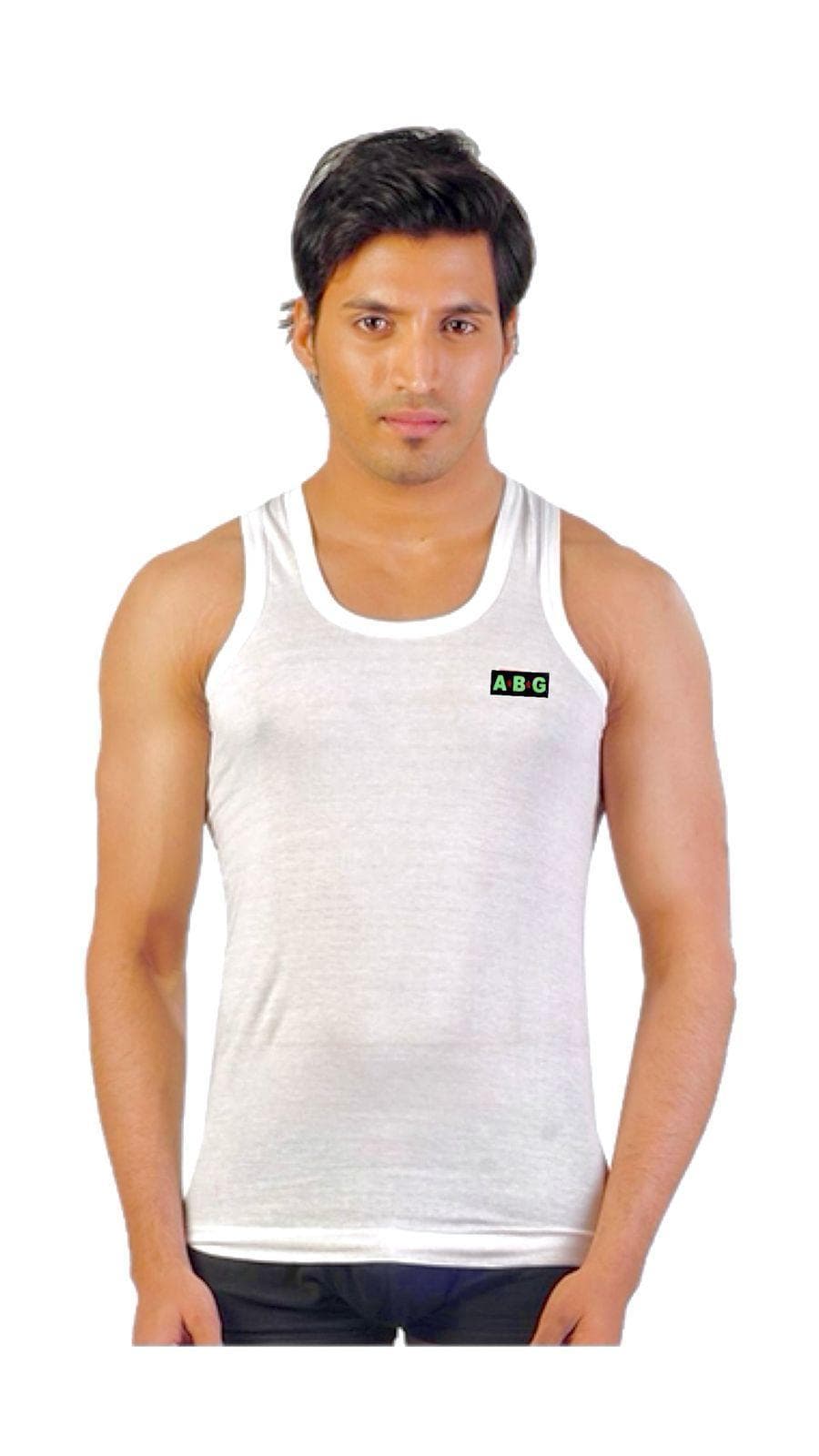 Premium Cotton Undershirts Pack of 6 White