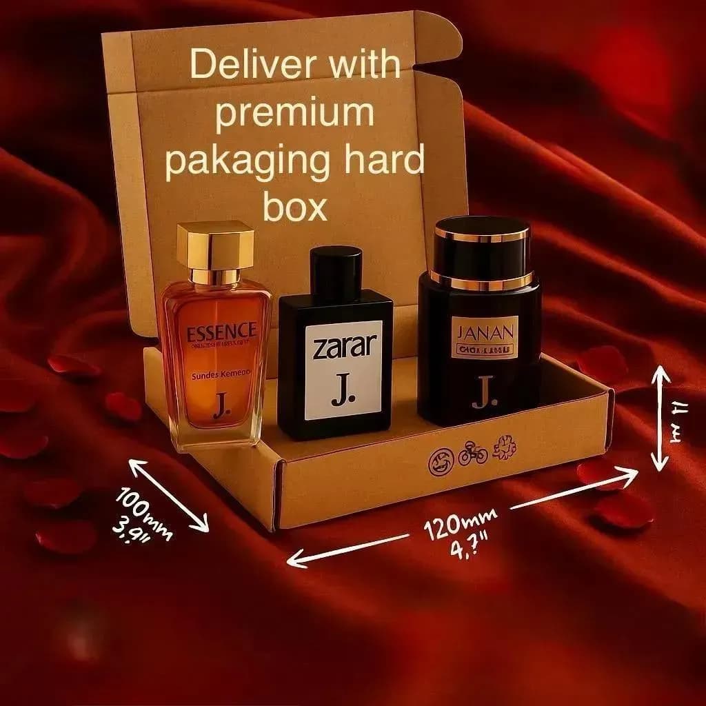 Zarar & Essence 2 Pcs 300ml Black Unisex Perfume Set