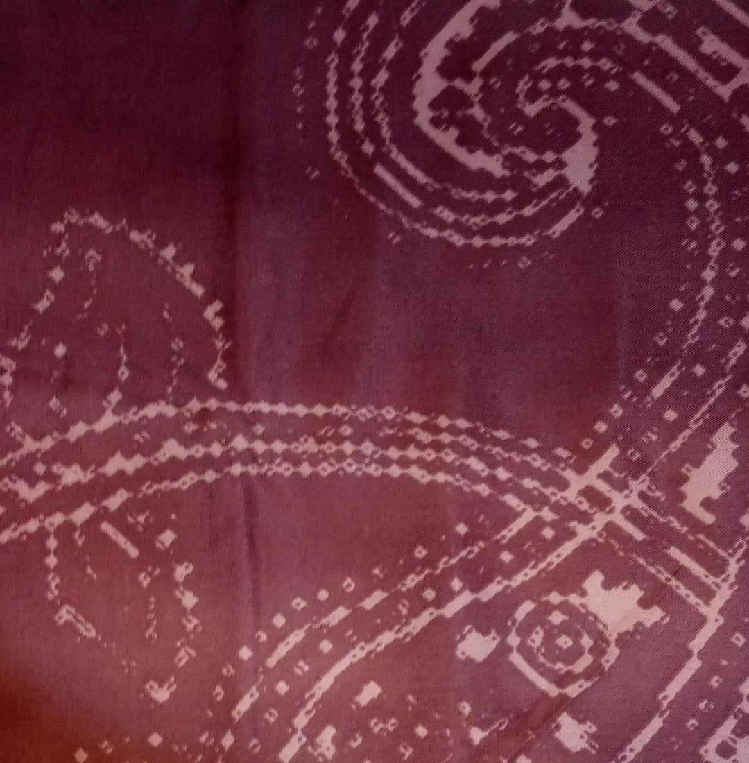 Women's Pashmina Paisley Shawl Purple Lightweight
