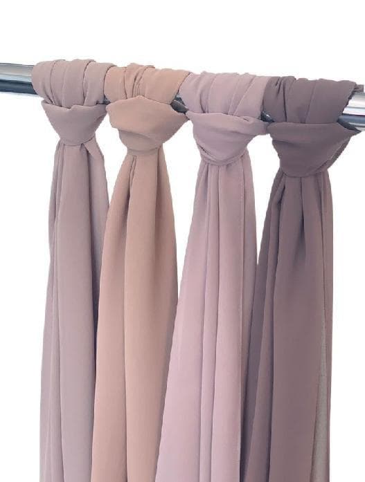 Premium Chiffon Stoles Multicolor Lightweight for Pakistani Weather