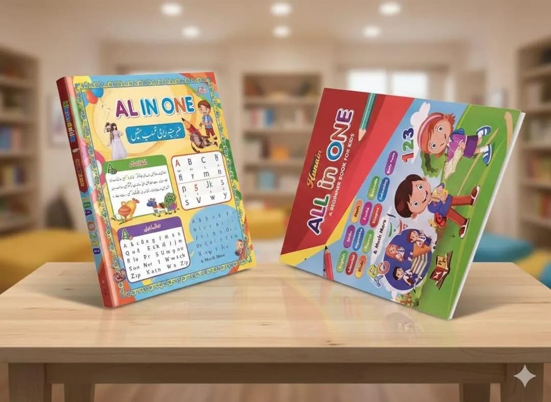 Rewritable Urdu Alphabets Learning Book for Kids