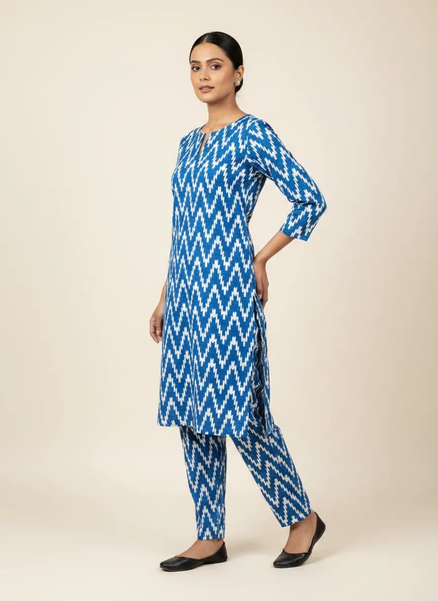 Stylish 2 Pcs Women's Unstitched Printed Suit