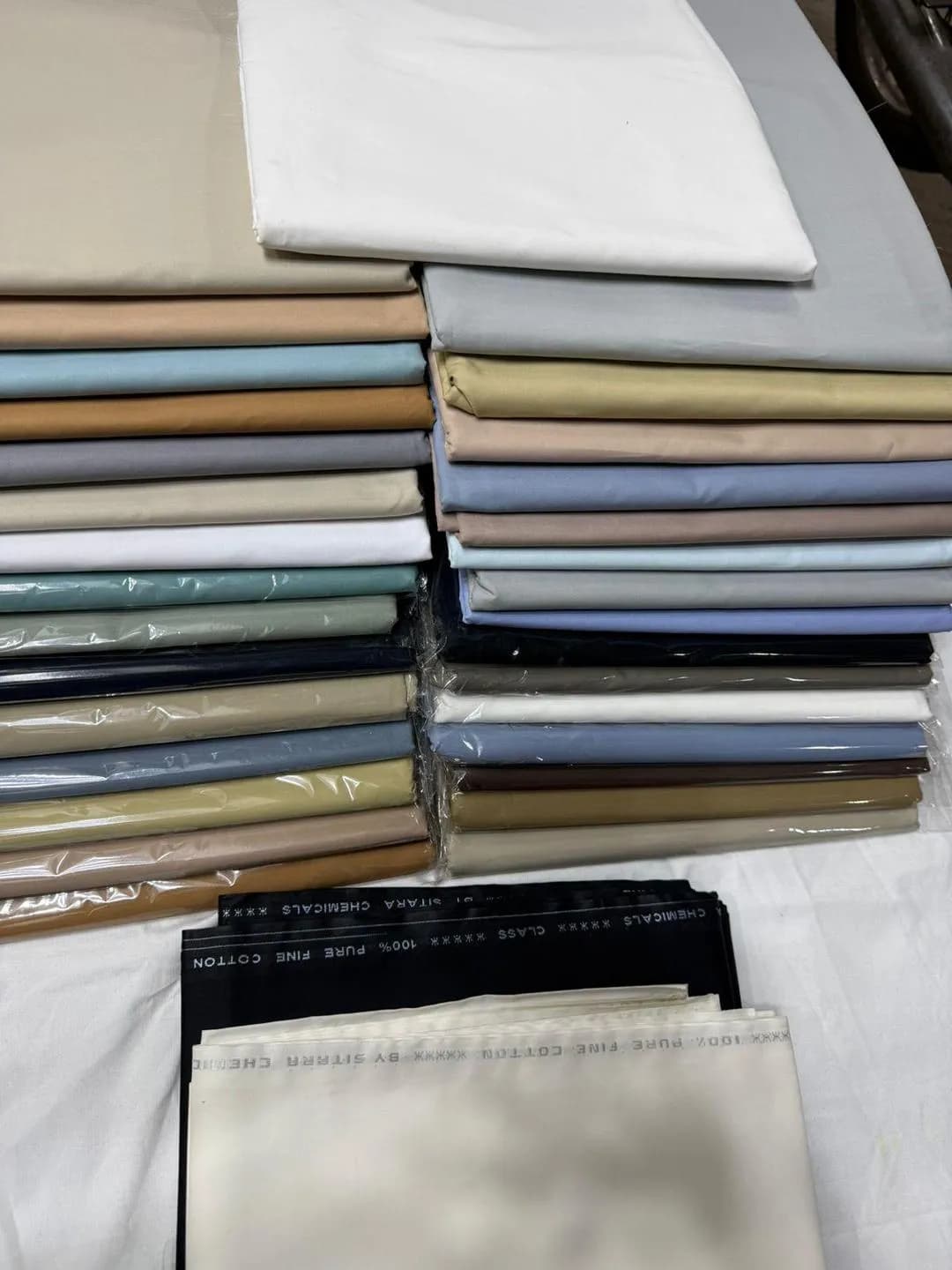 White Cotton Suit Fabric for Summer