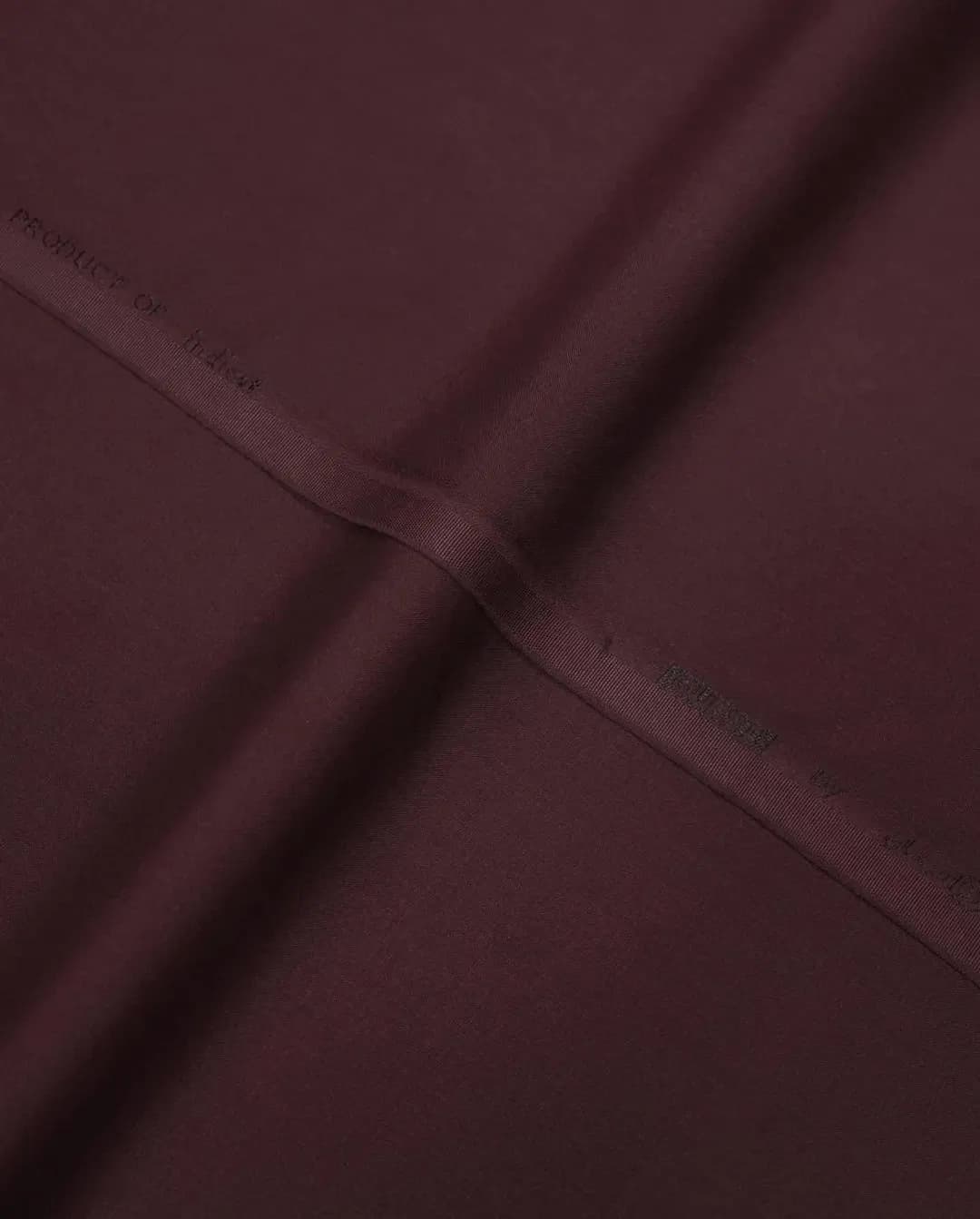 Maroon Wash & Wear Men Suit Fabric