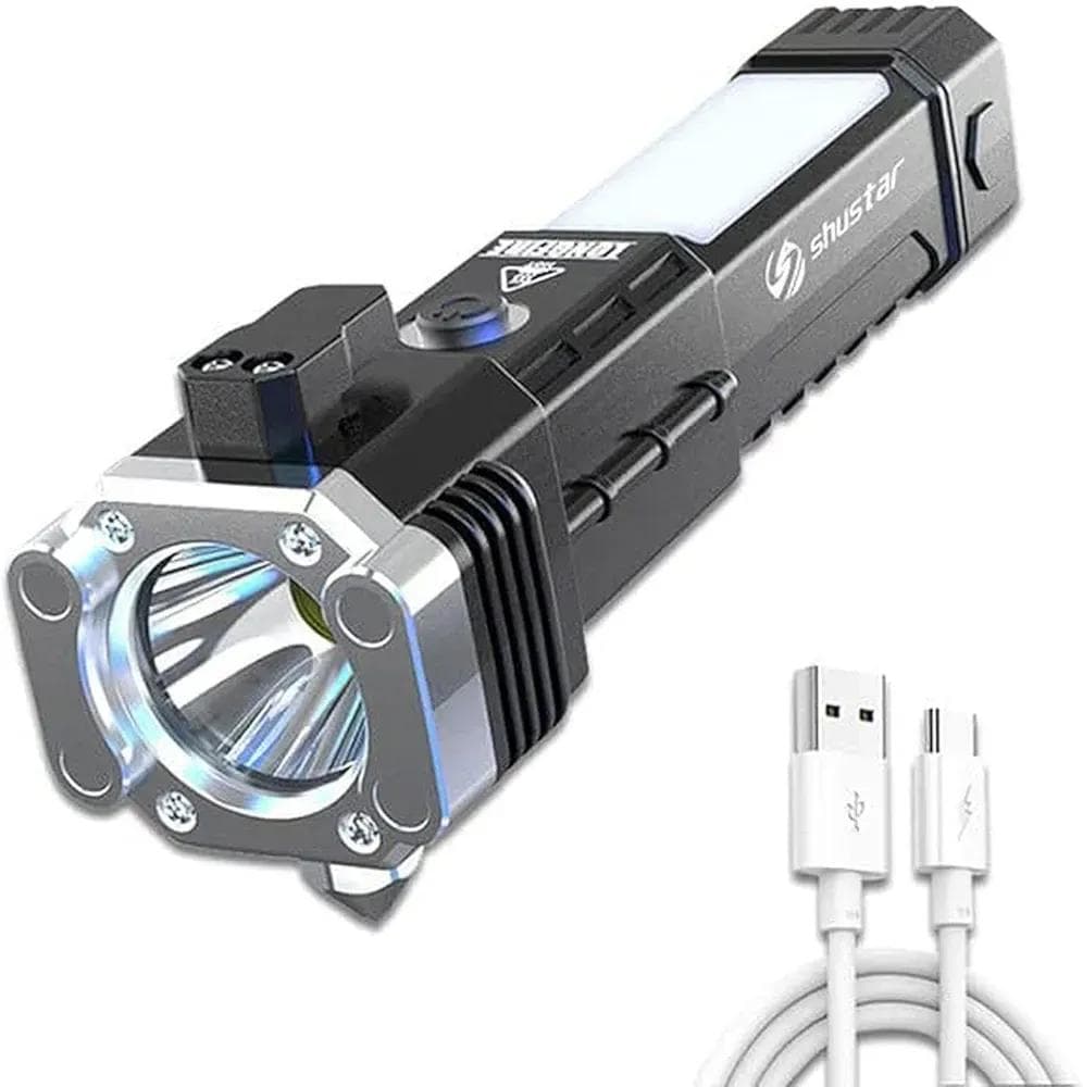 Rechargeable LED Torch 3W ABS White