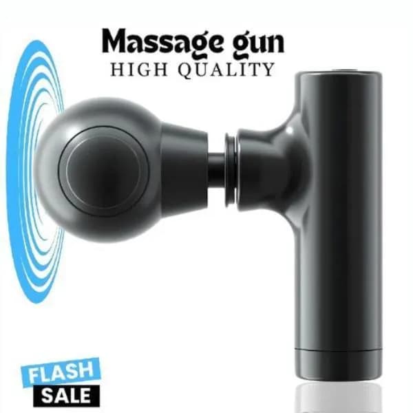 Mini Massager Gun Black ABS Plastic
