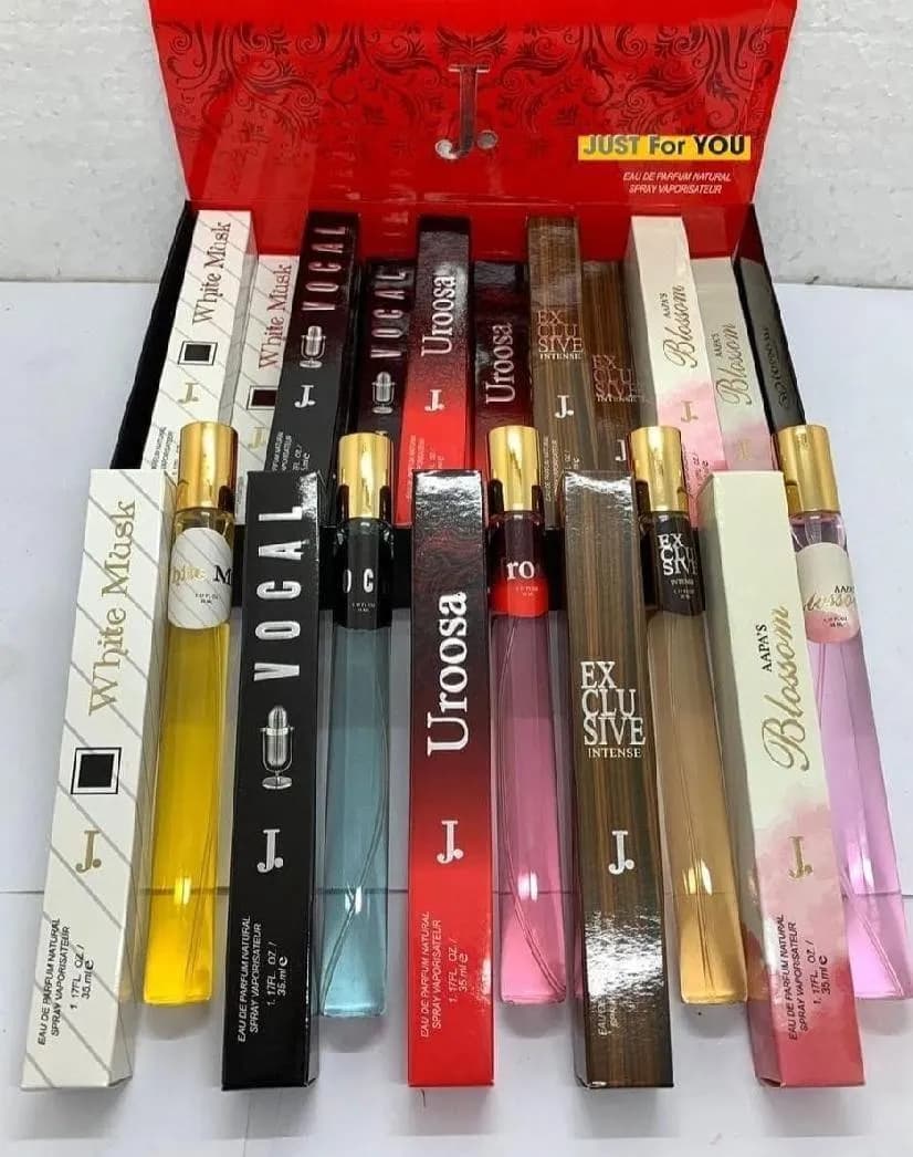 Multicolor 10ml Unisex Pocket Perfume Set of 5