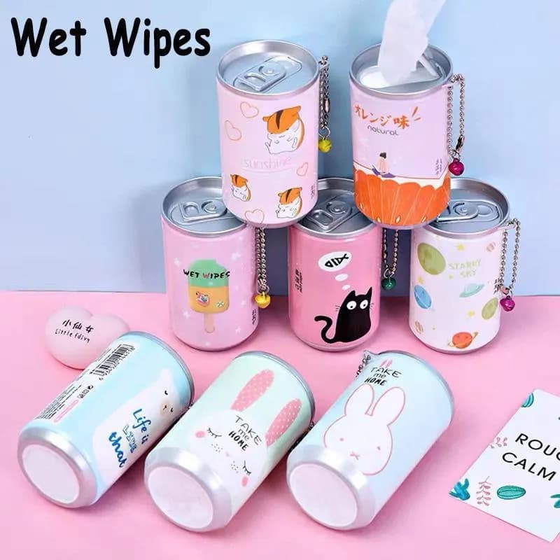 Multicolor Cotton Wet Wipes for Baby & Kids