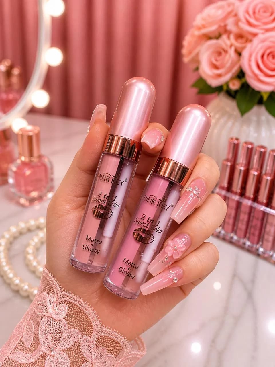 Nude Shades Lip Gloss 1 Pcs Cool Undertone