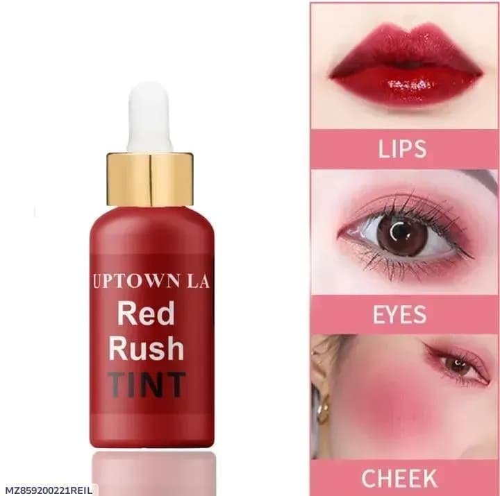 Red Rush Tint Lip Eye Cheek Liquid Tint