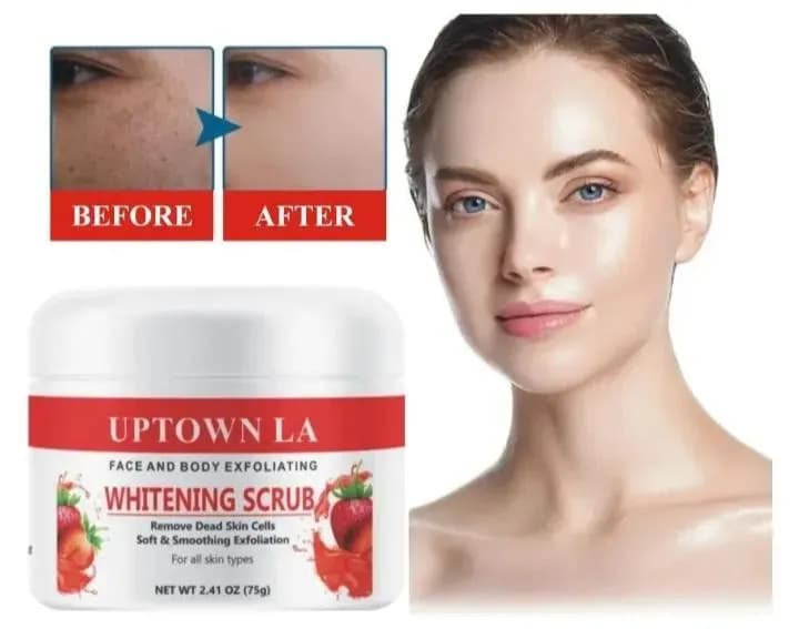 Whitening Facial Scrub Cream for Brighter Skin