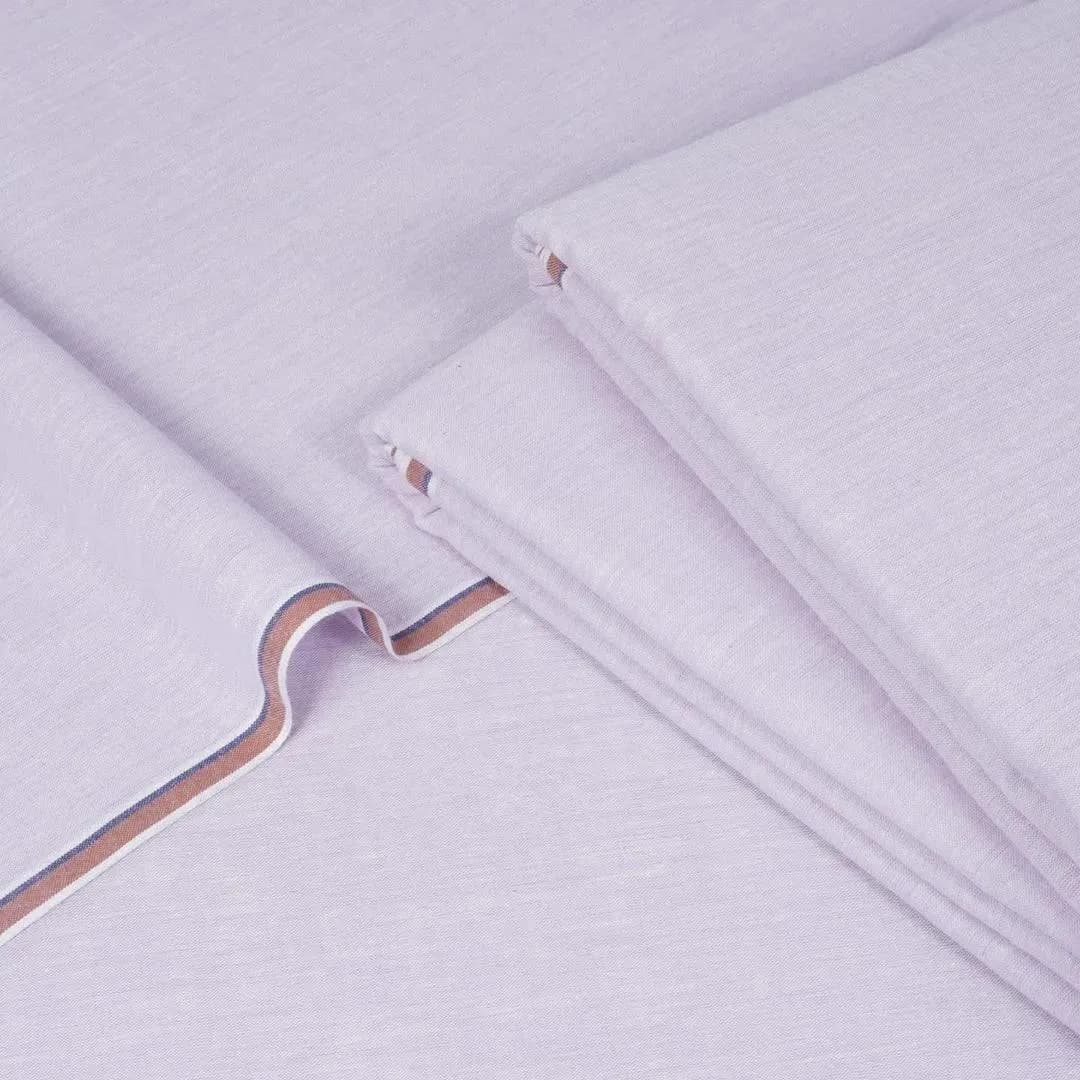 Light Purple Cotton Shirt Fabric 100% Pure Cotton Unstitched