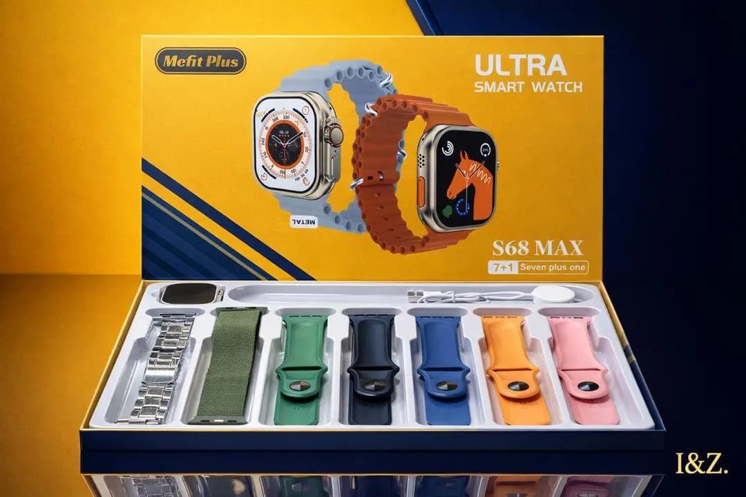 MEFIT PLUS Ultra Smart Watch with 7 Color Straps