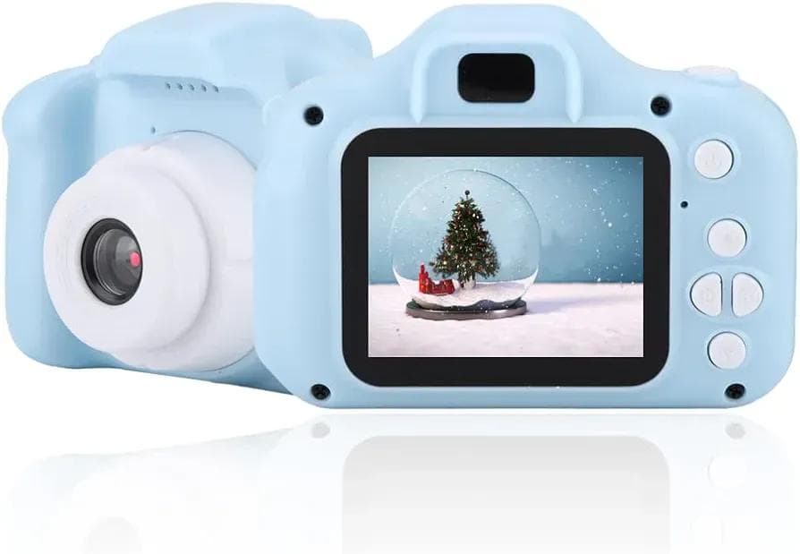 Kids Camera Blue Portable Rechargeable